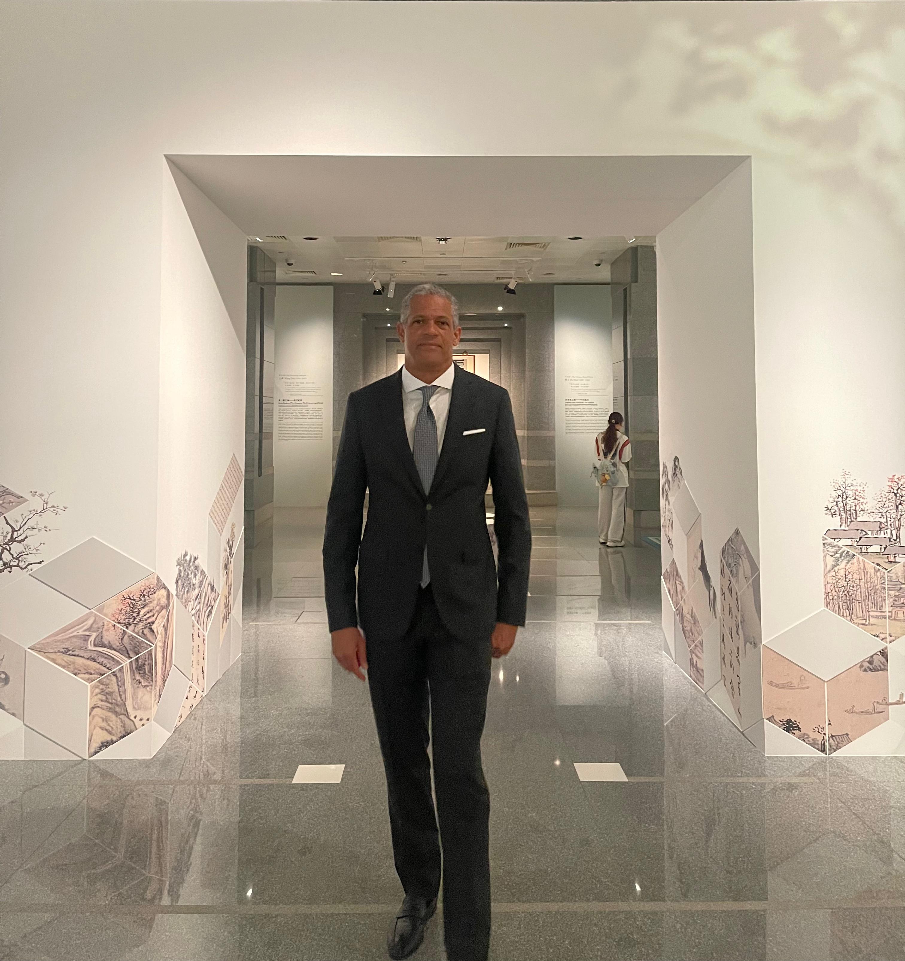 Derek Burton Collins in the galleries